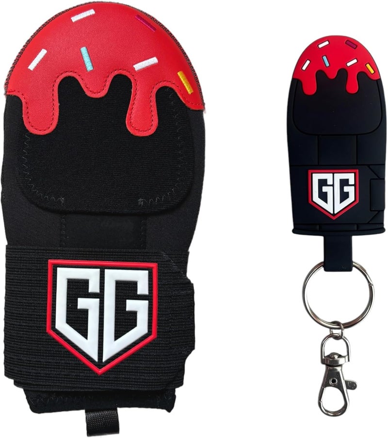 UTVGIANT Youth Baseball/Softball Sliding Mitt - Ice Cream Frosted Drip - Image 1